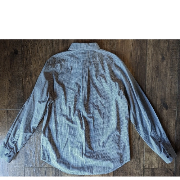 Five Four Poggy The Man Men's Long Sleeve Button Down Shirt Check Print Sz Large - Picture 13 of 16
